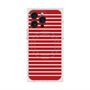 プレミアムスクエアケース with MagSafe［ Middle Border - Red ］