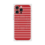 プレミアムスクエアケース with MagSafe［ Middle Border - Red ］