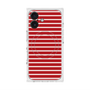 プレミアムスクエアケース with MagSafe［ Middle Border - Red ］