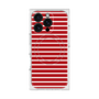 プレミアムスクエアケース with MagSafe［ Middle Border - Red ］