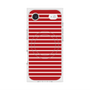 プレミアムスクエアケース with MagSafe［ Middle Border - Red ］