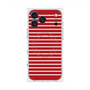 プレミアムスクエアケース with MagSafe［ Middle Border - Red ］