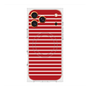 プレミアムスクエアケース with MagSafe［ Middle Border - Red ］