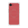 プレミアムスクエアケース with MagSafe［ Middle Border - Red ］