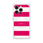 プレミアムスクエアケース with MagSafe［ Big Border - Pink ］