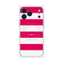 プレミアムスクエアケース with MagSafe［ Big Border - Pink ］
