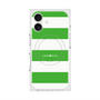 プレミアムスクエアケース with MagSafe［ Big Border - Green ］