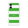 プレミアムスクエアケース with MagSafe［ Big Border - Green ］
