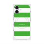 プレミアムスクエアケース with MagSafe［ Big Border - Green ］