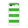 プレミアムスクエアケース with MagSafe［ Big Border - Green ］
