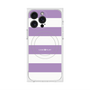 プレミアムスクエアケース with MagSafe［ Big Border - Purple ］