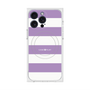 プレミアムスクエアケース with MagSafe［ Big Border - Purple ］