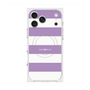 プレミアムスクエアケース with MagSafe［ Big Border - Purple ］