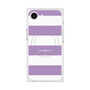 プレミアムスクエアケース with MagSafe［ Big Border - Purple ］