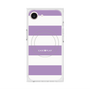 プレミアムスクエアケース with MagSafe［ Big Border - Purple ］
