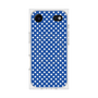 プレミアムスクエアケース with MagSafe［ Small Dot - Blue ］