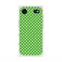 プレミアムスクエアケース with MagSafe［ Small Dot - Green ］