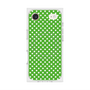 プレミアムスクエアケース with MagSafe［ Small Dot - Green ］