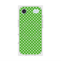 プレミアムスクエアケース with MagSafe［ Small Dot - Green ］