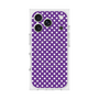 プレミアムスクエアケース with MagSafe［ Small Dot - Purple ］