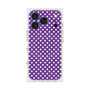 プレミアムスクエアケース with MagSafe［ Small Dot - Purple ］
