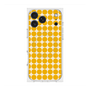 プレミアムスクエアケース with MagSafe［ Big Dot - Yellow ］
