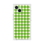 プレミアムスクエアケース with MagSafe［ Big Dot - Green ］