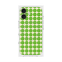 プレミアムスクエアケース with MagSafe［ Big Dot - Green ］