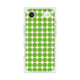 プレミアムスクエアケース with MagSafe［ Big Dot - Green ］