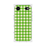 プレミアムスクエアケース with MagSafe［ Big Dot - Green ］