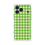 プレミアムスクエアケース with MagSafe［ Big Dot - Green ］