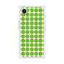 プレミアムスクエアケース with MagSafe［ Big Dot - Green ］