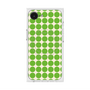 プレミアムスクエアケース with MagSafe［ Big Dot - Green ］