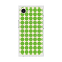 プレミアムスクエアケース with MagSafe［ Big Dot - Green ］