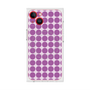 プレミアムスクエアケース with MagSafe［ Big Dot - Purple ］