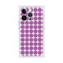 プレミアムスクエアケース with MagSafe［ Big Dot - Purple ］