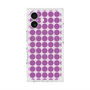 プレミアムスクエアケース with MagSafe［ Big Dot - Purple ］