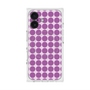 プレミアムスクエアケース with MagSafe［ Big Dot - Purple ］