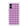 プレミアムスクエアケース with MagSafe［ Big Dot - Purple ］