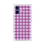 プレミアムスクエアケース with MagSafe［ Big Dot - Purple ］