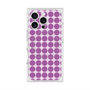 プレミアムスクエアケース with MagSafe［ Big Dot - Purple ］
