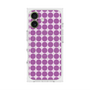 プレミアムスクエアケース with MagSafe［ Big Dot - Purple ］