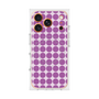 プレミアムスクエアケース with MagSafe［ Big Dot - Purple ］