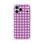 プレミアムスクエアケース with MagSafe［ Big Dot - Purple ］