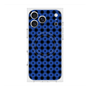 プレミアムスクエアケース with MagSafe［ Shower Dot - Blue ］