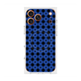 プレミアムスクエアケース with MagSafe［ Shower Dot - Blue ］