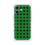 プレミアムスクエアケース with MagSafe［ Shower Dot - Green ］