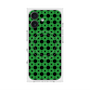 プレミアムスクエアケース with MagSafe［ Shower Dot - Green ］
