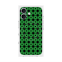 プレミアムスクエアケース with MagSafe［ Shower Dot - Green ］