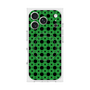 プレミアムスクエアケース with MagSafe［ Shower Dot - Green ］